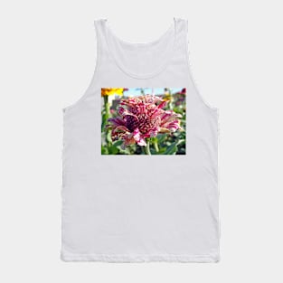 Mottled Pink Cone Flower Tank Top